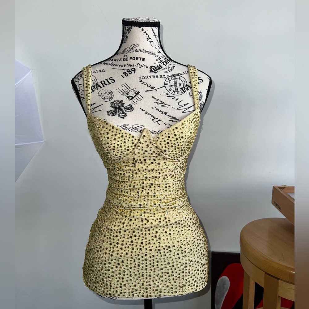 This crystal dress will definitely will no doubt make you the life of the party!